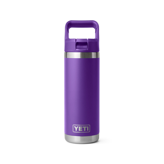 Yeti Rambler 18oz (532ml) Reusable Bottle with Straw Cap