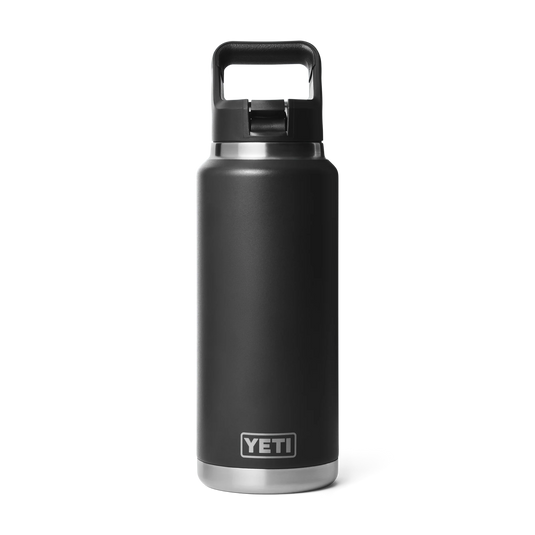 Yeti Rambler 36oz (1L) Reusable Bottle with Straw Cap