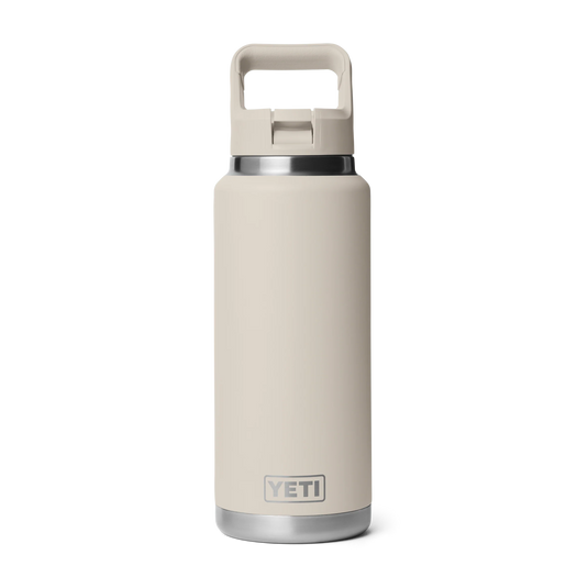 Yeti Rambler 36oz (1L) Reusable Bottle with Straw Cap