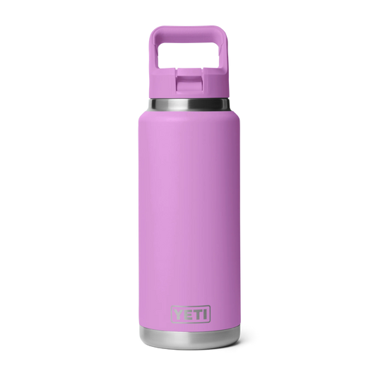 Yeti Rambler 36oz (1L) Reusable Bottle with Straw Cap
