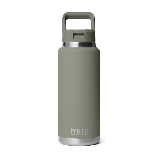 Yeti Rambler 36oz (1L) Reusable Bottle with Straw Cap