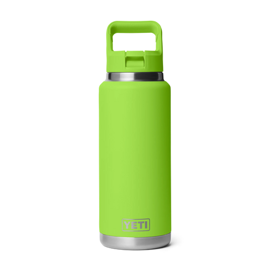Yeti Rambler 36oz (1L) Reusable Bottle with Straw Cap